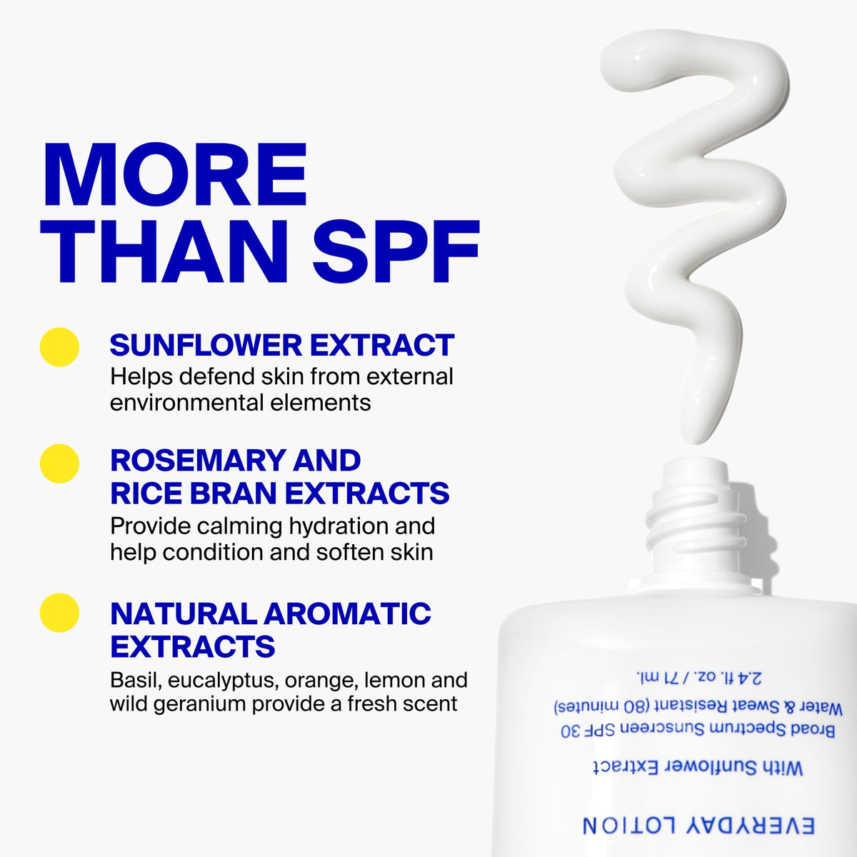 Supergoop! PLAY Everyday SPF 30 Lotion being applied outdoors