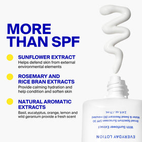 Supergoop! PLAY Everyday SPF 30 Lotion being applied outdoors
