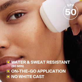 Supergoop! PLAY Everyday Sunscreen Stick SPF 50 application on skin