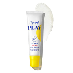 Supergoop! PLAY Lip Balm SPF 30 front view with packaging