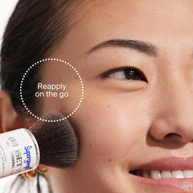 Supergoop! (Re)setting Mineral Powder SPF 35 with makeup products