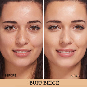 SuperThinker Cushion Foundation Concealer showing the soft mushroom head puff