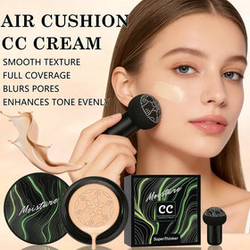 SuperThinker Cushion Foundation Concealer texture on skin