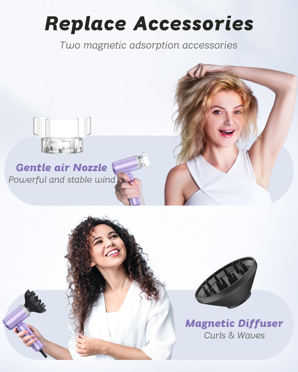 SUPGALIY hair dryer concentrator attachment