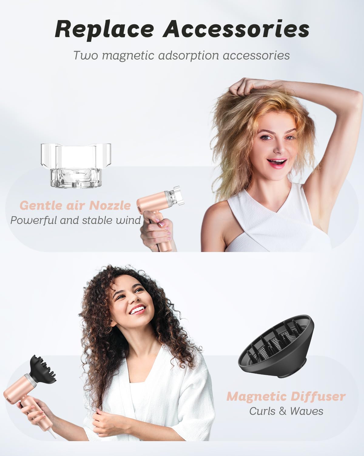SUPGALIY hair dryer in travel setting