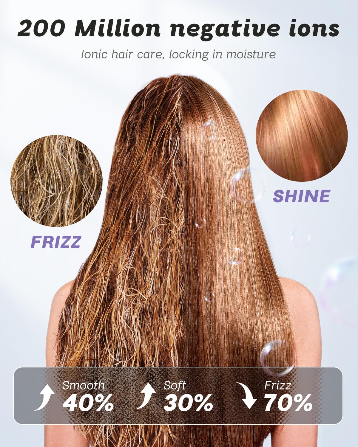 SUPGALIY hair dryer in use styling hair