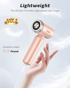 SUPGALIY hair dryer showing dual voltage feature