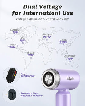 SUPGALIY hair dryer with magnetic attachments