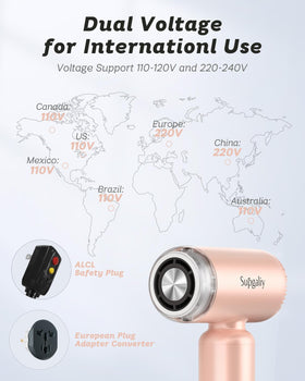 SUPGALIY hair dryer with magnetic nozzle and diffuser