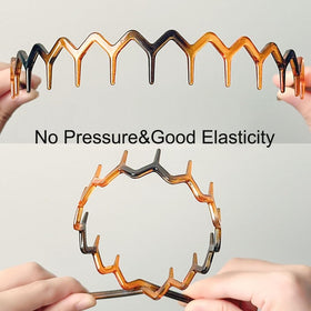 Supgoodom Zig Zag Headbands displayed in a variety of styles and colours