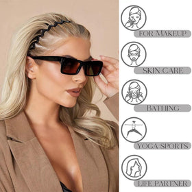 Supgoodom Zig Zag Headbands packaging with all 6 designs visible