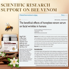 SupreH Bee Venom Wrinkle Cream texture close-up