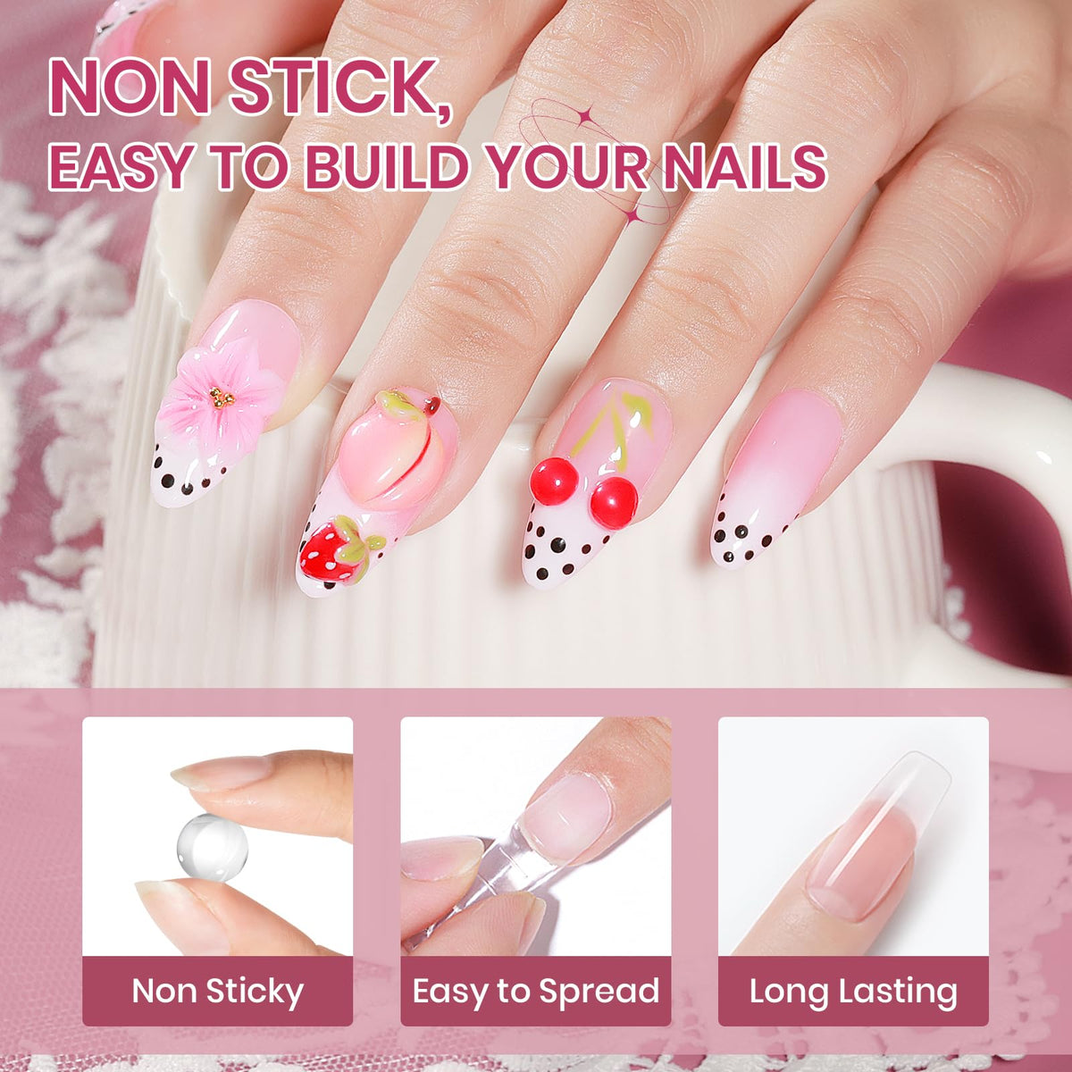 SUPWEE 3D Nail Gel Sculpting Gel tools and accessories