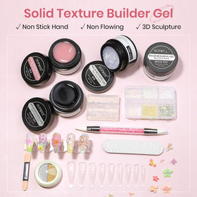 SUPWEE 3D Sculpting Gel in four colours displayed