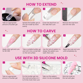 SUPWEE Molding Gel for Nails displayed on a table