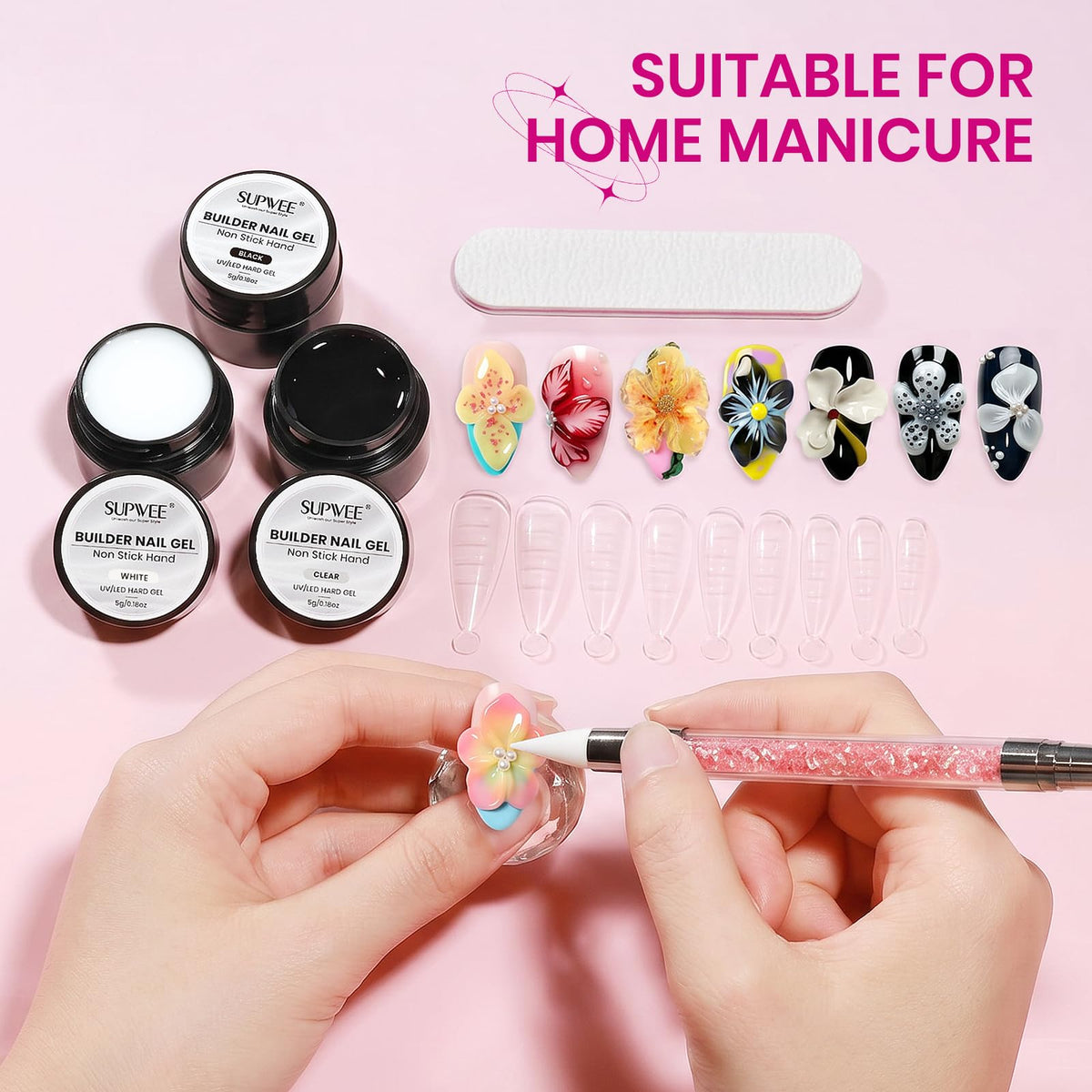 SUPWEE Molding Gel for Nails in a creative workspace