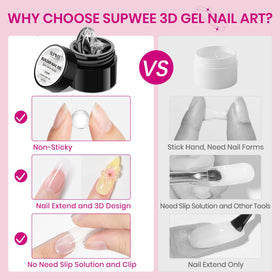 SUPWEE Molding Gel for Nails silicone pen for nail art