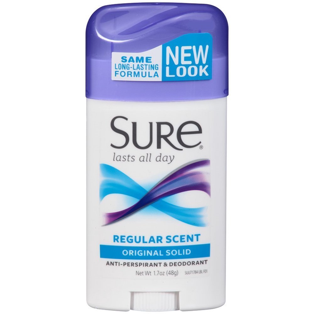 Sure Anti-Perspirant Deodorant Original Solid 1.70 oz packaging front view