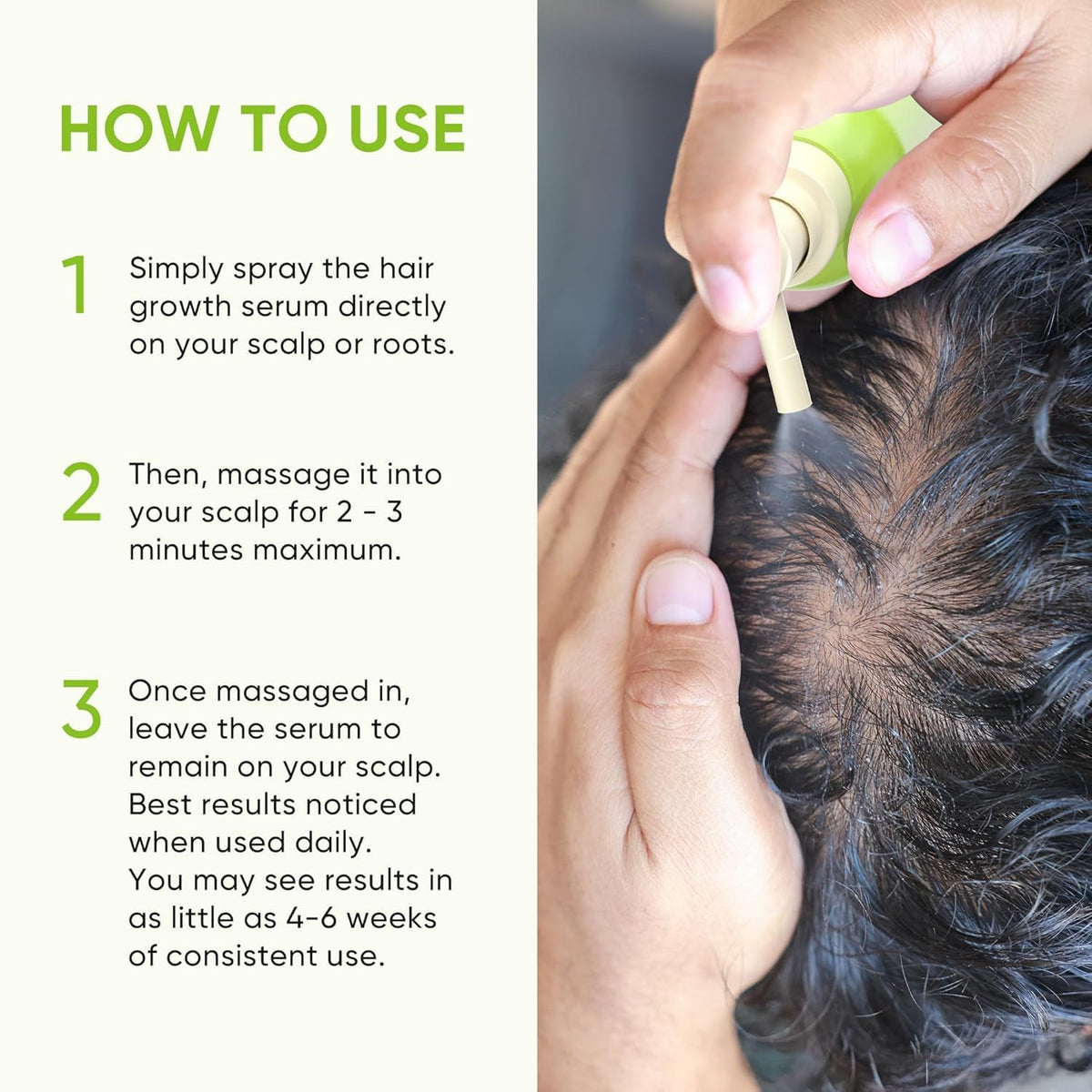 Svvimer Hair Growth Serum Spray with rosemary and biotin