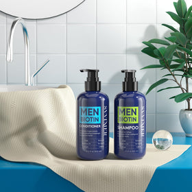 Svvimer Hair Growth Shampoo with natural ingredients display