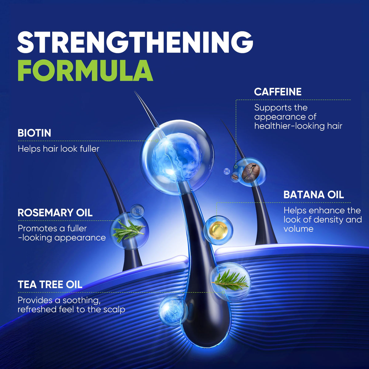 Svvimer Hair Growth Shampoo with rosemary and tea tree oil ingredients