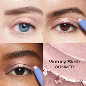 Swatch of ALLEYOOP Light Pink Shimmer on skin