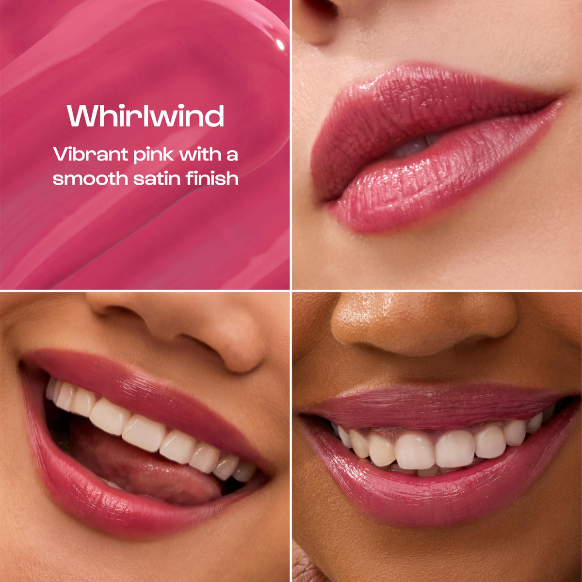 Swatch of ALLEYOOP Sun Serum Lip Oil SPF 40 in Whirlwind