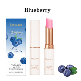 Swatch of BestLand Jelly Lipstick on skin showing natural pink tone
