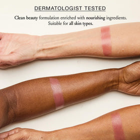 Swatch of BOOM! by Cindy Joseph Boomstick Rose Nude cream blush