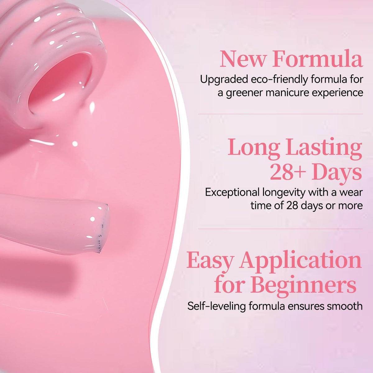 Swatch of Born Pretty light pink gel polish on a nail wheel