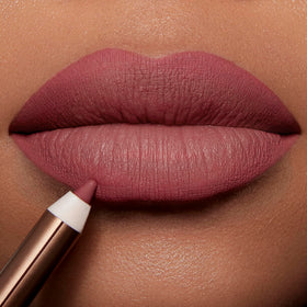 Swatch of Charlotte Tilbury Lip Cheat Lip Liner on skin