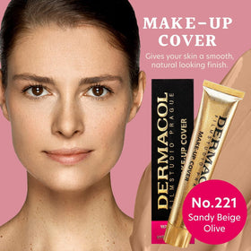 Swatch of Dermacol Full Coverage Foundation on skin