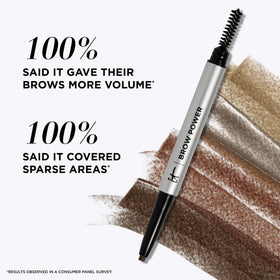 Swatch of IT Cosmetics Brow Power Universal Eyebrow Pencil on skin