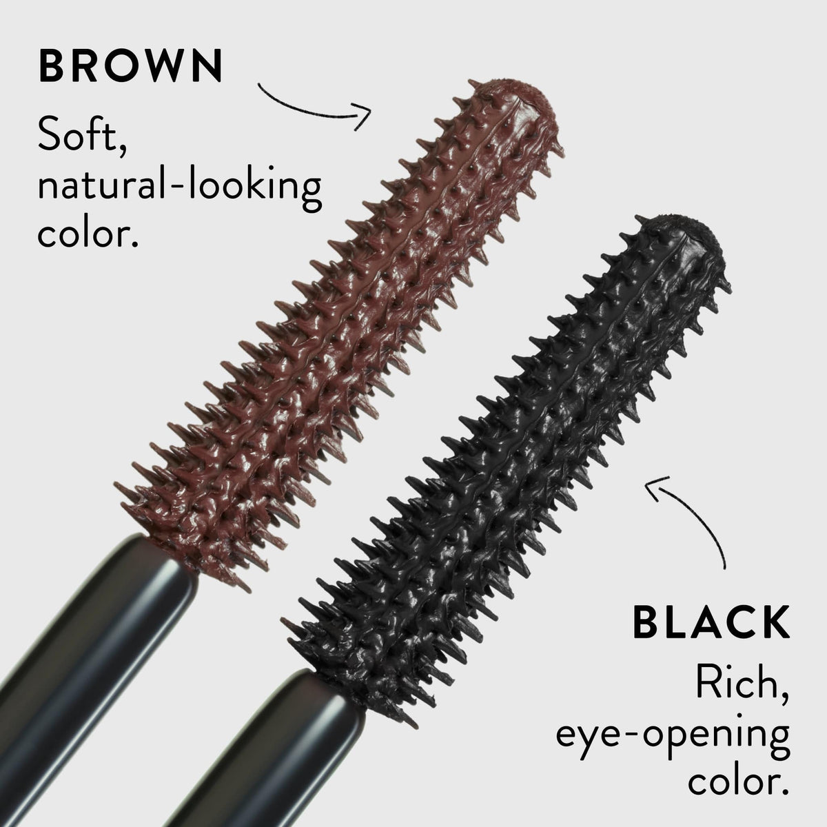 Swatch of LAURA GELLER Kajal Longwear Mascara on skin