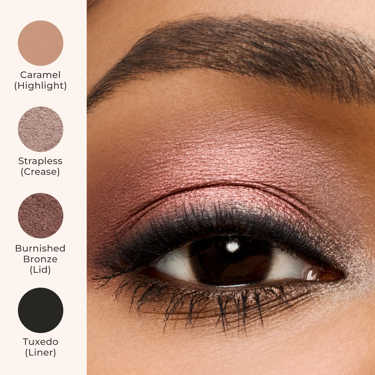 Swatch of Laura Mercier Caviar Stick Cream Eyeshadow on skin