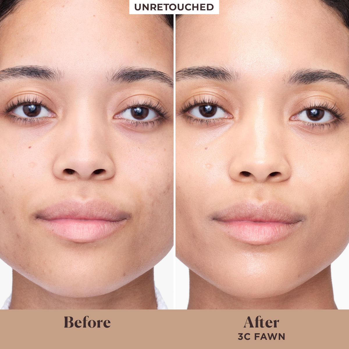Swatch of Laura Mercier Tinted Moisturizer Natural Dewy on skin