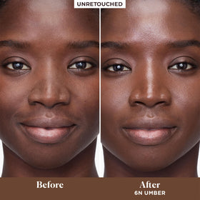 Swatch of Laura Mercier Tinted Moisturizer Natural Dewy SPF 30 6N Umber on skin