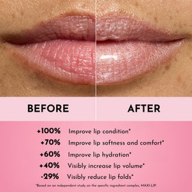 Swatch of Lawless Candy Sky lip gloss on skin