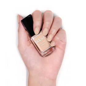 Swatch of LONDONTOWN lakur Nail Polish Teatime on a nail wheel