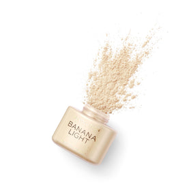 Swatch of Makeup Revolution Loose Baking Powder Banana Light
