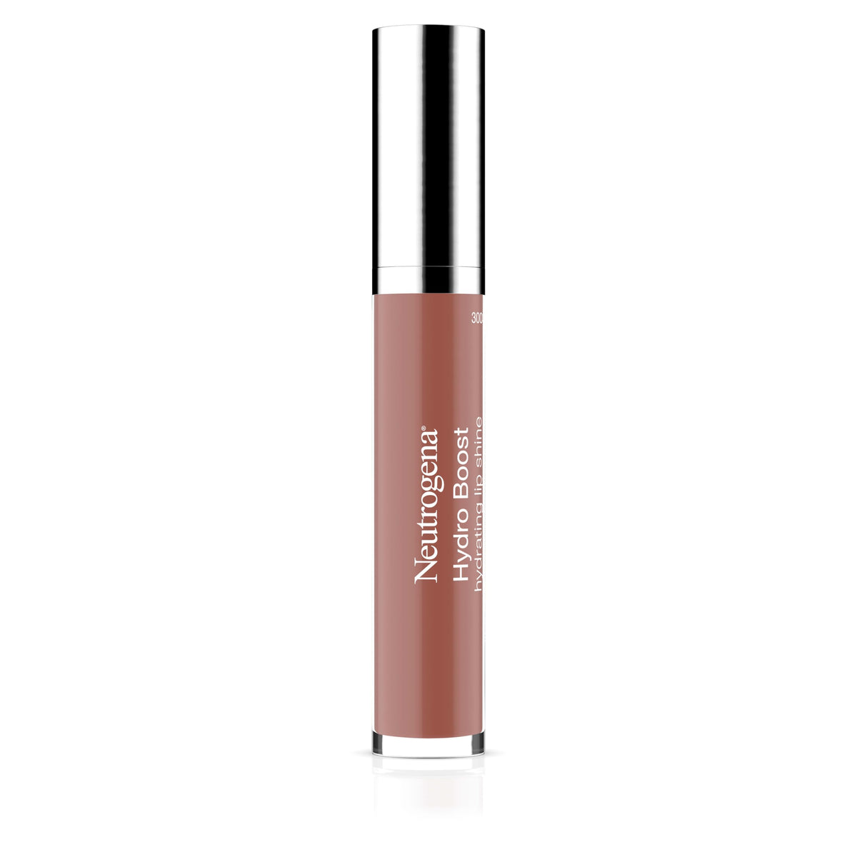 Swatch of Neutrogena Hydro support Lip Gloss Almond Nude on skin