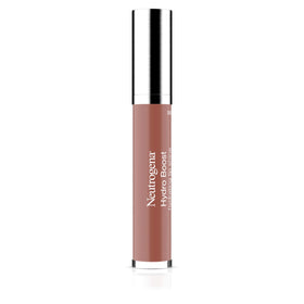 Swatch of Neutrogena Hydro support Lip Gloss Almond Nude on skin