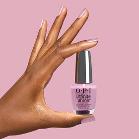 Swatch of OPI Infinite Shine Nail Polish on a nail