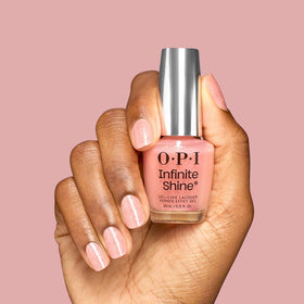 Swatch of OPI Infinite Shine Nail Polish Suzi's Pedicure Throne on nail