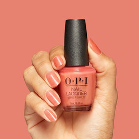 Swatch of OPI Keep It Surreal nail polish on a nail wheel