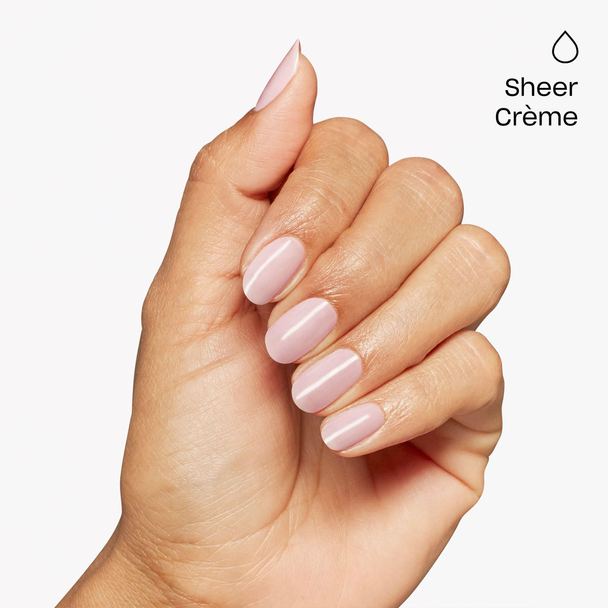 Swatch of OPI Nail Lacquer OPI’m a Bubble Bunny on nails
