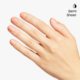 Swatch of OPI Nail Lacquer Queens Rule on nail