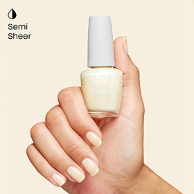 Swatch of OPI Nature Strong Cauliflower Power Nail Polish on nails