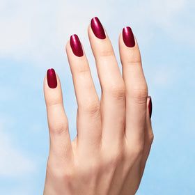 Swatch of OPI Raisin Your Voice on a nail