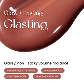 Swatch of Peripera Ink Glasting Lip Gloss on skin
